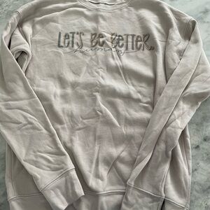 Bella Canvas Cream Crewneck Men's Sweater